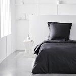 Housse de couette - 140 x 200 cm uni - Fusain