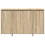 vidaXL Buffet en chêne de Sonoma Chêne de Sonoma Bois d'ingénierie