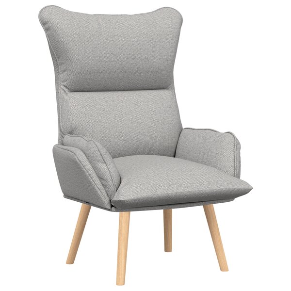 Fauteuil Relaxant vidaXL en Tissu Gris Nuage