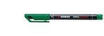Feutre pour Transparent OHPen Permanent Pointe fine Vert STABILO