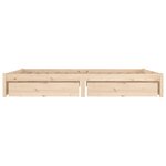 vidaXL Cadre de lit sans matelas avec tiroirs 200x200 cm