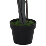 Arbre artificiel plante artificiel banyan hauteur 1 45 m tronc branches liane lichen feuilles grand réalisme pot inclus