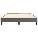 vidaXL Cadre de lit sans matelas gris 140x200 cm similicuir