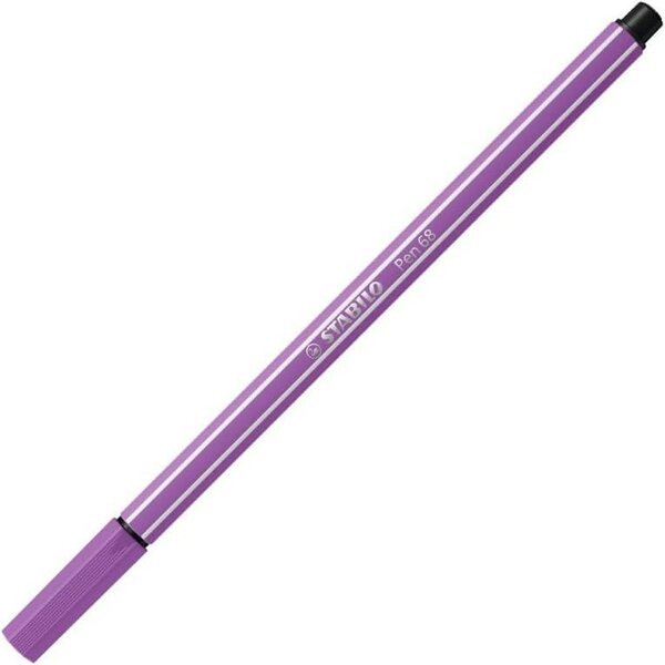 Stylo feutre Pen 68 - Violine x 10 STABILO