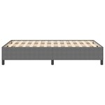 vidaXL Cadre de lit Gris clair 120x190 cm en Tissu Côtelé