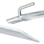 vidaXL Piquets de tente 24 Pièces forme de V 29 5cm Ø20mm acier galvanisé