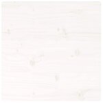 vidaXL Dessus de table blanc 40x40x2 5 cm bois de pin massif