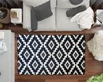 Tapis de salon Black&White 200 x 290 cm - Blanc