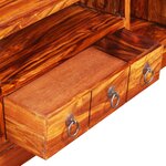 vidaXL Meuble TV bois massif de Sesham 120 x 30 x 40 cm