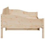 vidaXL Cadre de lit sans matelas 90x190 cm bois de pin massif