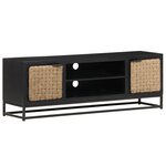 vidaXL Meuble TV 120x30x40 cm Bois massif de manguier