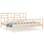 vidaXL Cadre de lit sans matelas bois massif de pin