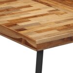 vidaXL Table à manger 169x98 5x76 cm bois massif de teck