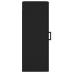 vidaXL Armoire murale noir 34 5x34x90 cm bois d'ingénierie