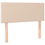 vidaXL Sommier à lattes de lit avec matelas Cappuccino 120x200 cm