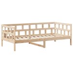 vidaXL Lit de jour avec toit 90x200 cm bois de pin massif