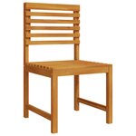 Ensemble de jardin 4 pièces en acacia