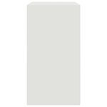 vidaXL Buffet blanc 67x39x73 cm acier