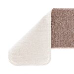 Tapis d'escalier vidaXL avec dos en latex Marron clair 20x75