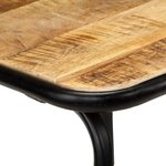 vidaXL Chaises de bar lot de 4 bois de manguier solide