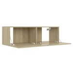 vidaXL Ensemble de meubles TV 3 Pièces Chêne sonoma Bois d'ingénierie