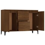 vidaXL Buffet Chêne marron 104x35x70 cm Bois d'ingénierie