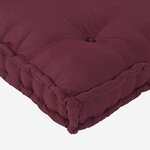 Coussin de canapé en palette vidaXL Rouge en tissu