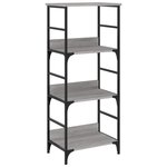 vidaXL Bibliothèque sonoma gris 50x33x117 5 cm bois d'ingénierie