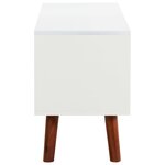 vidaXL Meuble TV 110x35x50 cm Bois d'acacia solide et MDF