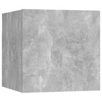 vidaXL Ensemble de meubles TV 8 Pièces Gris béton Bois d'ingénierie
