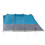 vidaXL Tente familiale tunnel 7 personnes bleu imperméable
