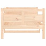 vidaXL Lit de jour sans matelas bois de pin massif 90x190 cm
