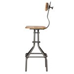 vidaXL Chaises de bar lot de 2 teck massif de récupération