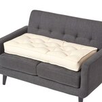 Coussin rehausseur pour canapé en coton  Crème - HOMESCAPES