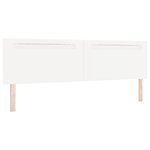 Tête de lit vidaXL Design simple Blanc pur 200 cm Similicuir