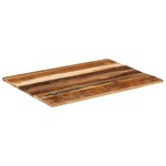 vidaXL Dessus de table rectangulaire 60x80 cm 15-16 mm Bois récupéré