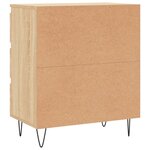 vidaXL Buffet Chêne sonoma 60x35x70 cm Bois d'ingénierie