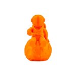 Filament 3D PLA SOIE - Diamètre 1 75 mm - Bobine 1kg - Couleur Orange