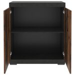 FMD Commode avec 2 portes 80x34 9x89 9 cm gris et style ancien