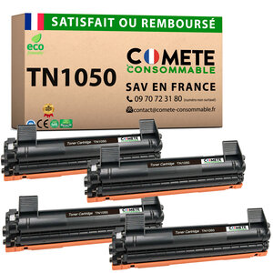 TN1050 - Pack de 4 Toners compatibles Brother TN1050 Noir - Marque française