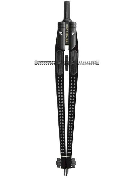 compas à réglage rapide GRIP 2001, noir FABER-CASTELL