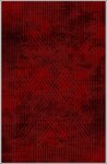 Tapis de salon FISUN 160 x 230 cm - Rouge