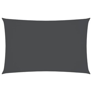 vidaXL Voile de parasol tissu oxford rectangulaire 3 5x5 m anthracite