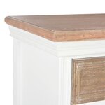 vidaXL Buffet Blanc 60x30x80 cm Bois massif