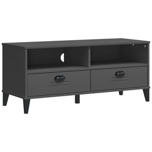 vidaXL Meuble TV VIKEN gris anthracite bois de pin solide