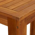 vidaXL Ensemble de bar de jardin 7 Pièces bois d'acacia solide
