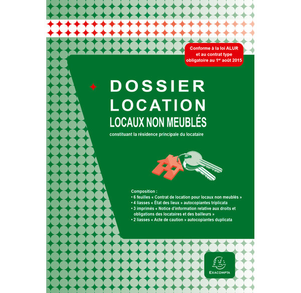 Dossier location non meublée 44E EXACOMPTA