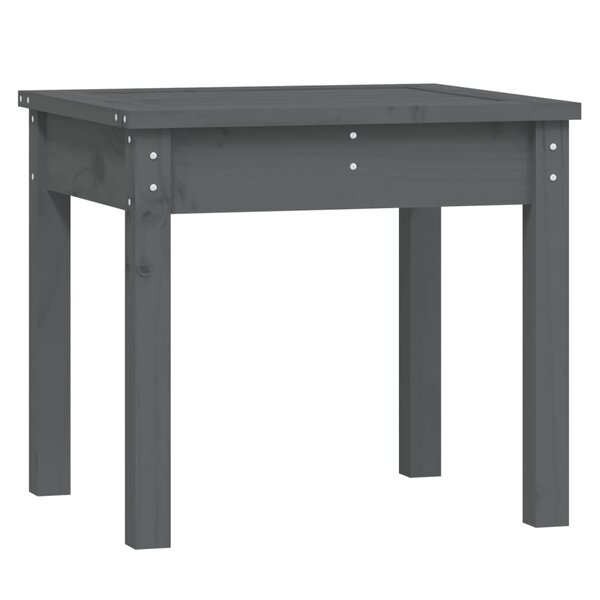 vidaXL Banc de jardin gris 50x44x45 cm bois massif de pin