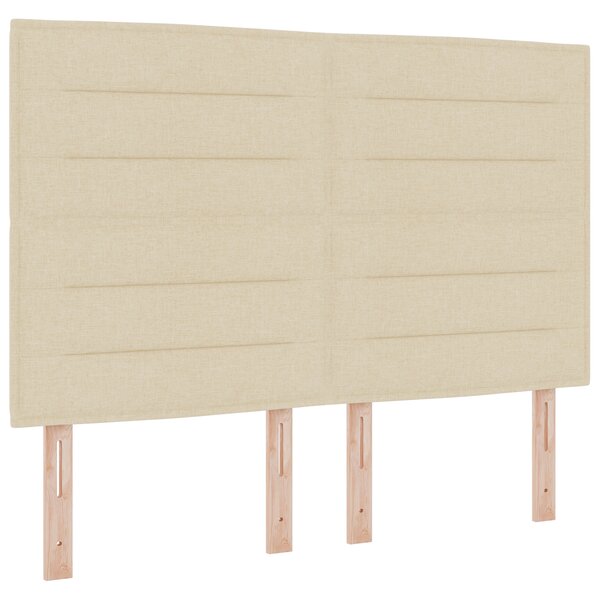 vidaXL Tête de Lit Ligne Design Crème 72 cm Tissu