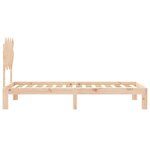 vidaXL Cadre de lit sans matelas 90x200 cm bois de pin massif